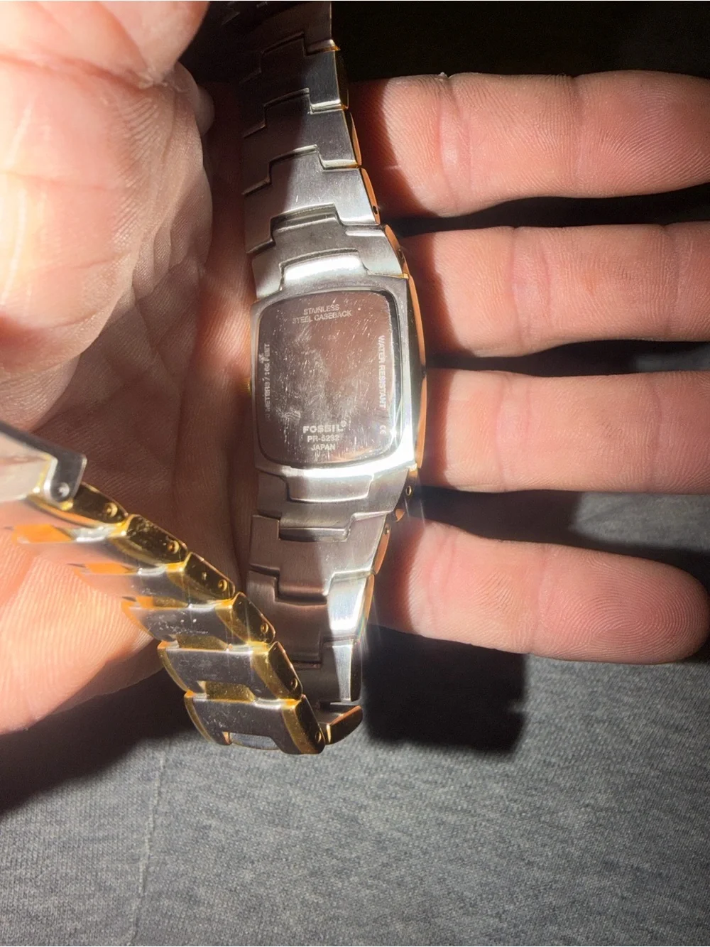 FOSSIL Two-Tone Stainless Steel Watches - CONSOL ENERGY; coal mine (2006 rare)